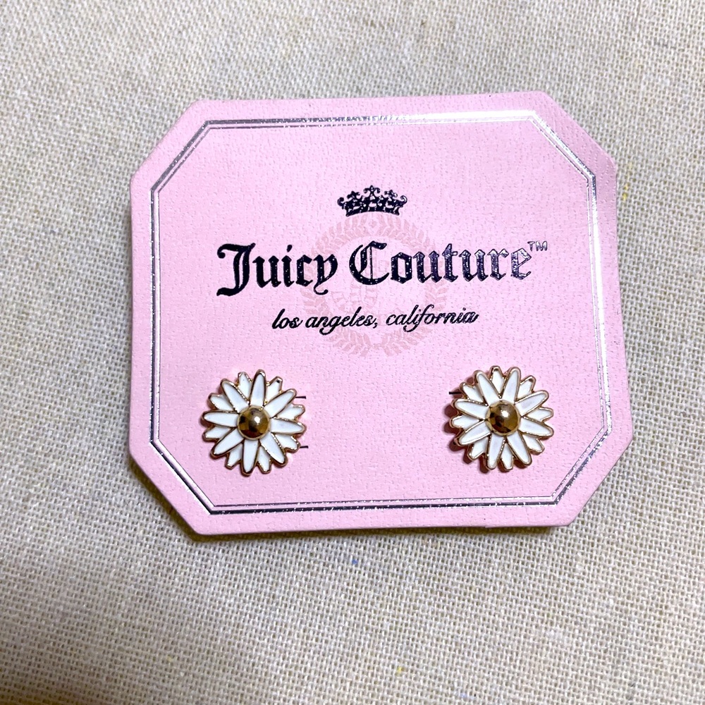Juicy Couture Daisy Stud Earrings